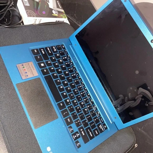 Fairly New Blue Gateway Laptop Used Twice. Charger Comes With Mouse.
